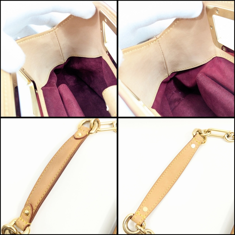 ✨️💎EXCELLENT CONDITION, Authentic Louis Vuitton Judy Pm White Multicolor - Picture 6 of 16
